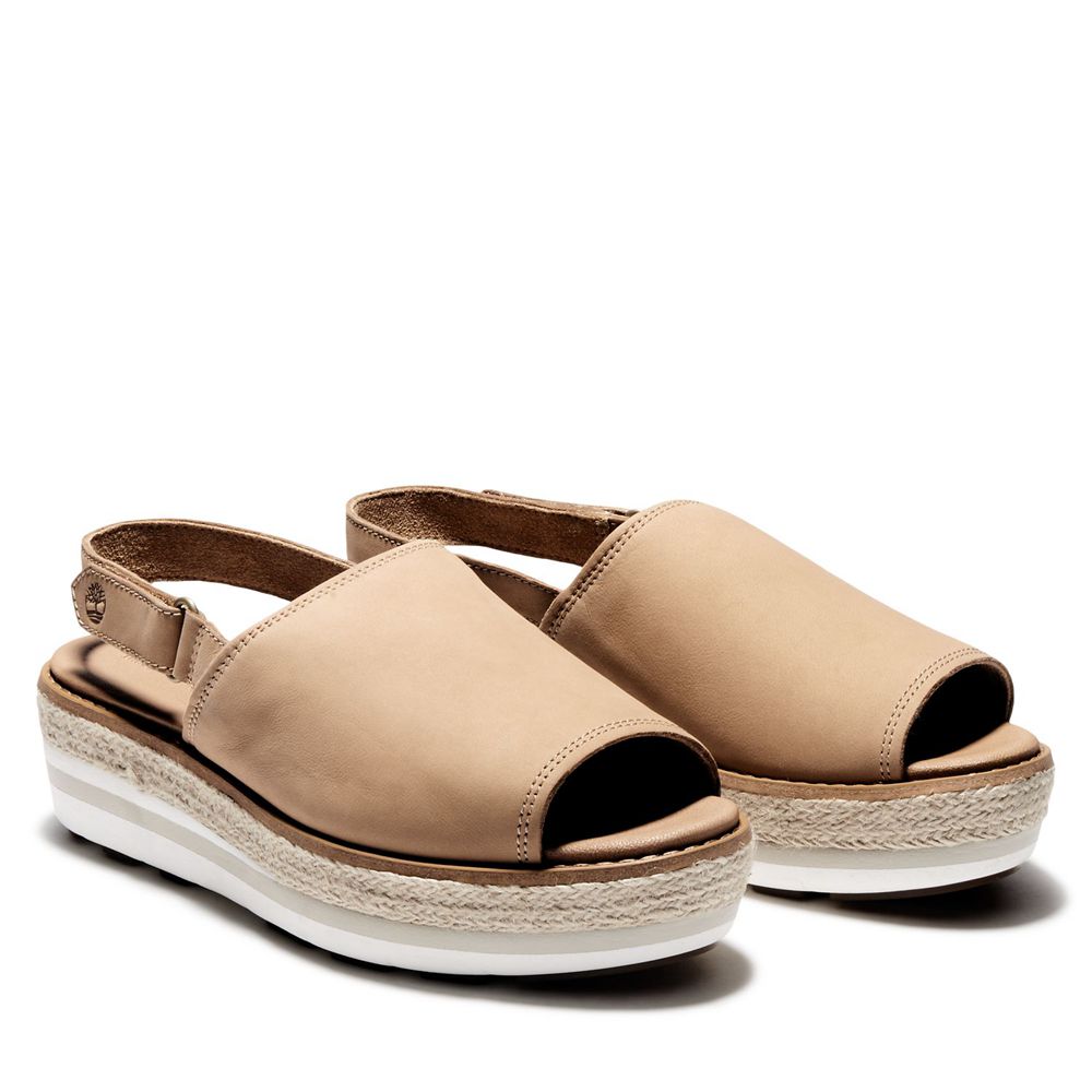 Sandálias Feminino - Timberland Emerson Point Peep-Toe - DYPQB5274 - Marrom